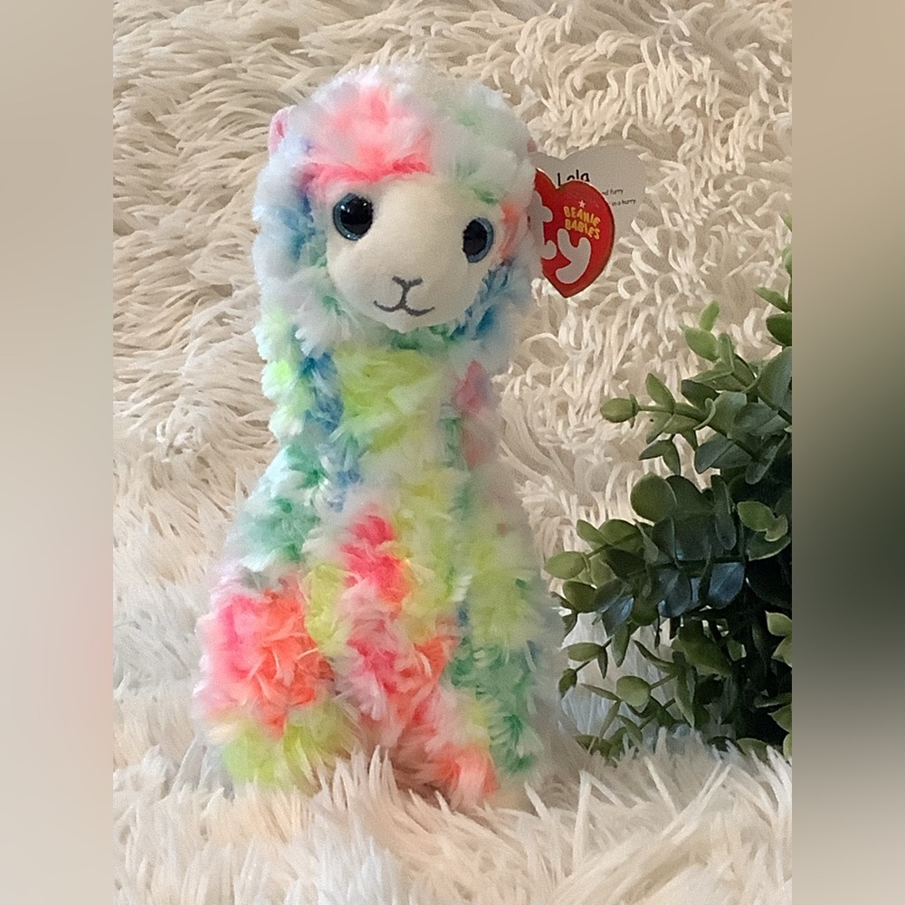 Ty Multicolor Plush Llama